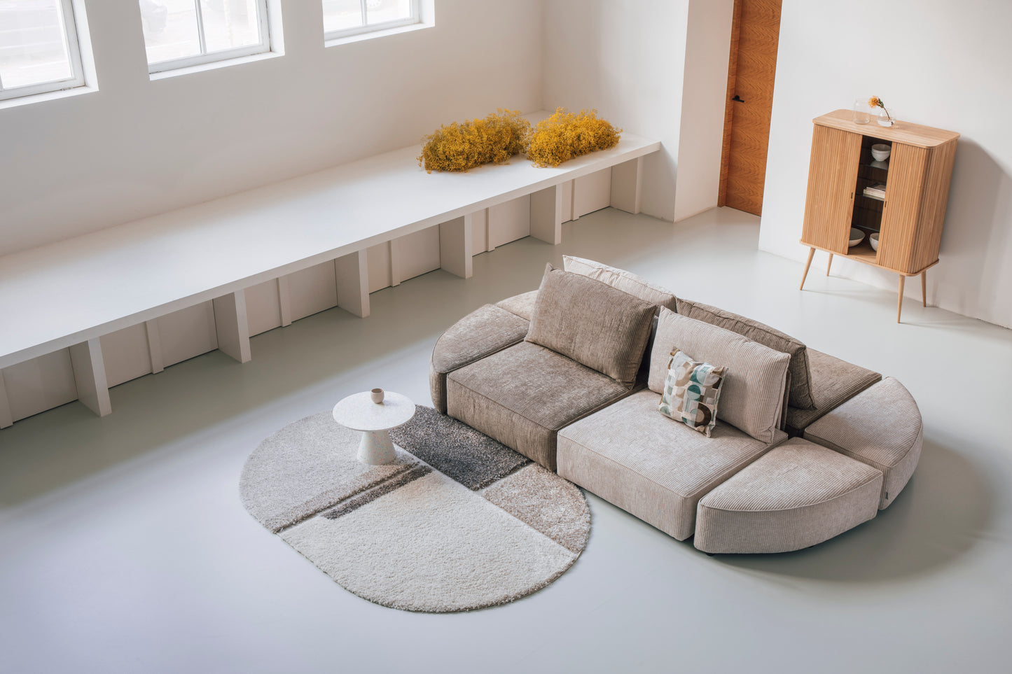 Zuiver Zest vloerkleed 230x160 cm Grey
