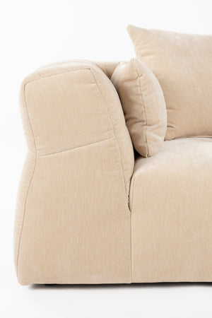 Dutchbone Hodge 4,5-zitsbank Beige