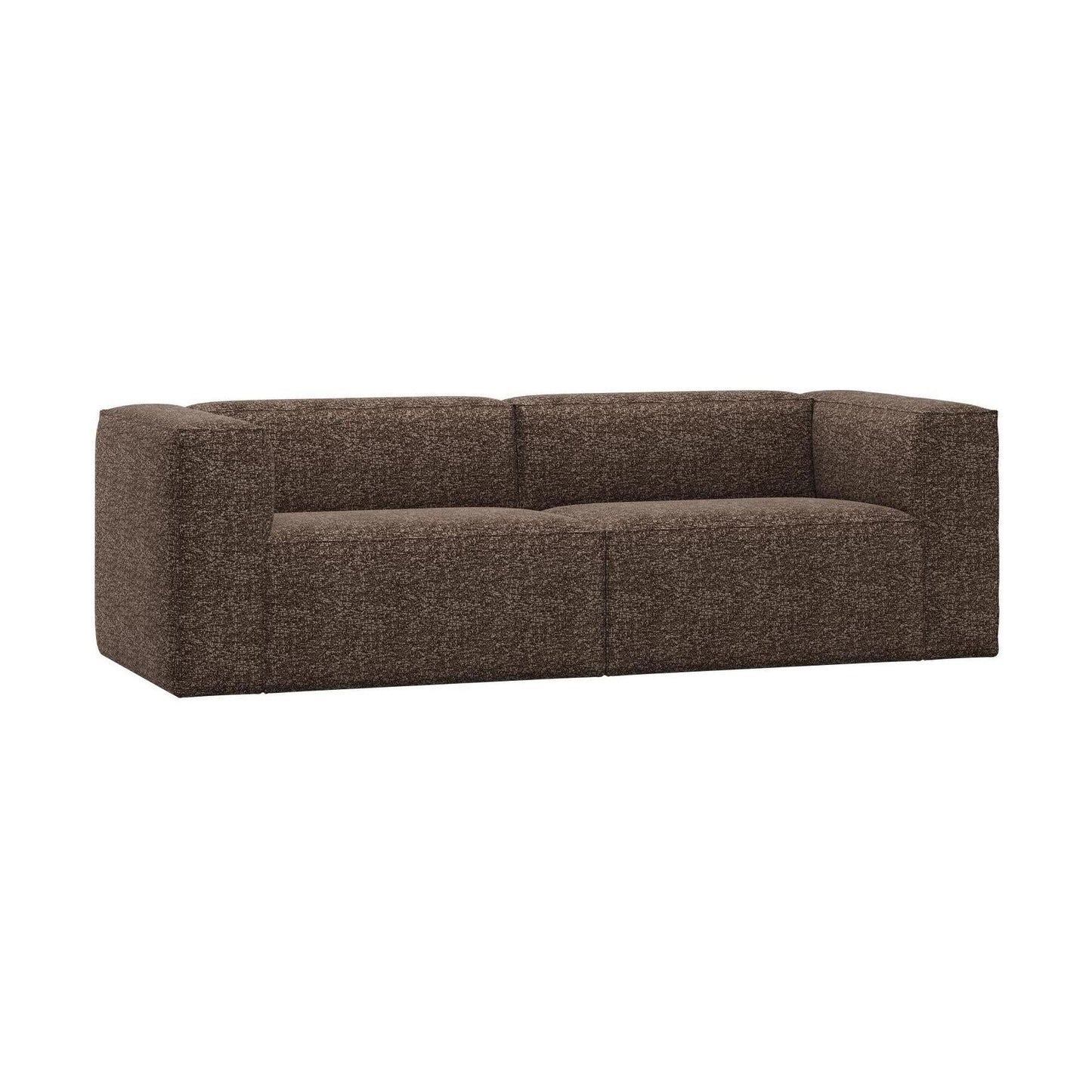 WOOOD Bean 3,5-zits bank Bruin Melange