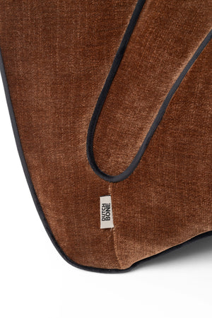 Dutchbone Donna fauteuil donkerbruin