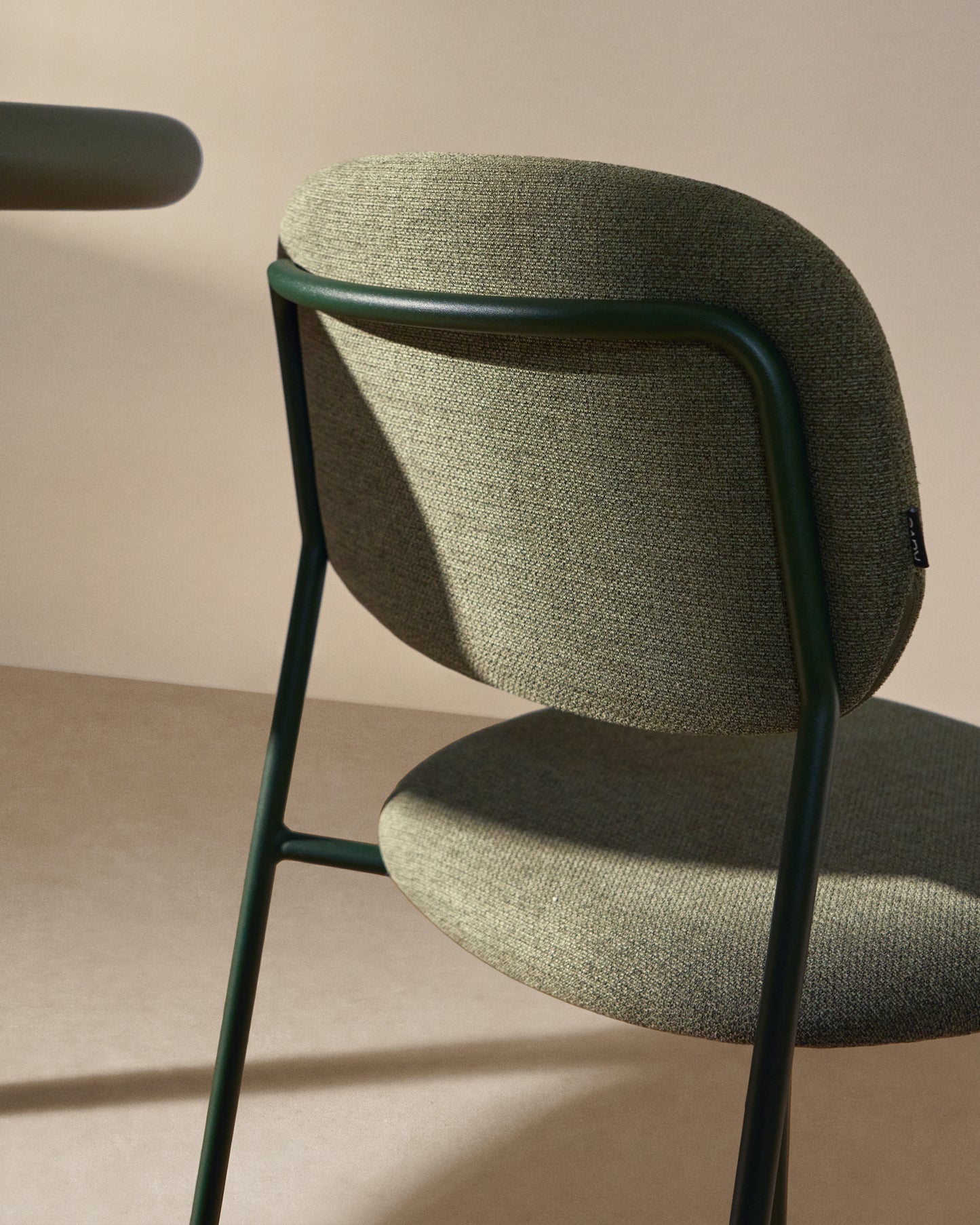 Kave Home Meli eetkamerstoel chenille Beige