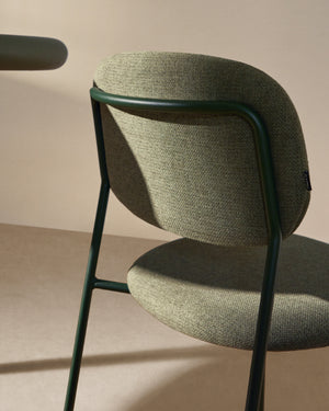 Kave Home Meli eetkamerstoel chenille Beige