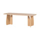 WOOOD Veere eettafel 220x100 cm Naturel