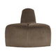 WOOOD Mojo eetbank hoek rond rugleuning velvet Taupe