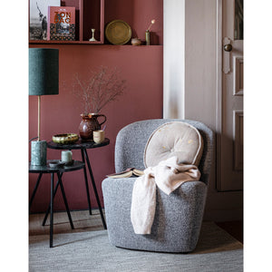 vtwonen Lofty fauteuil bouclé Grijs