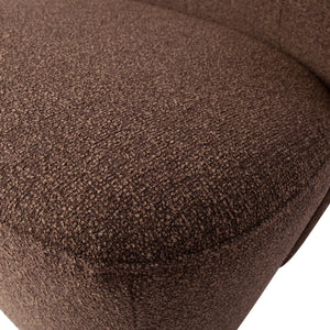 vtwonen Lofty fauteuil gemeleerd Bruin