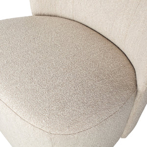 vtwonen Lofty fauteuil bouclé Naturel