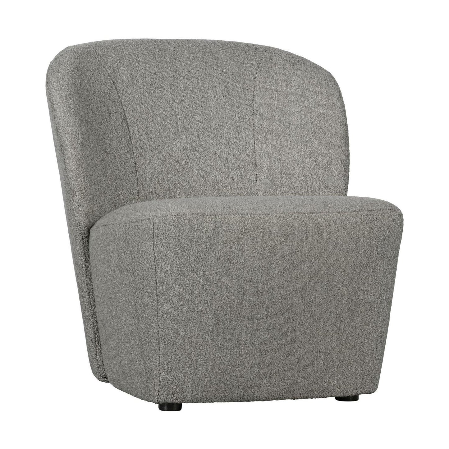 vtwonen Lofty fauteuil bouclé Grijs
