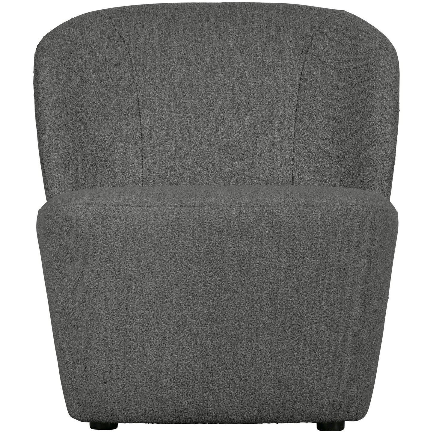vtwonen Lofty fauteuil bouclé Staalgrijs