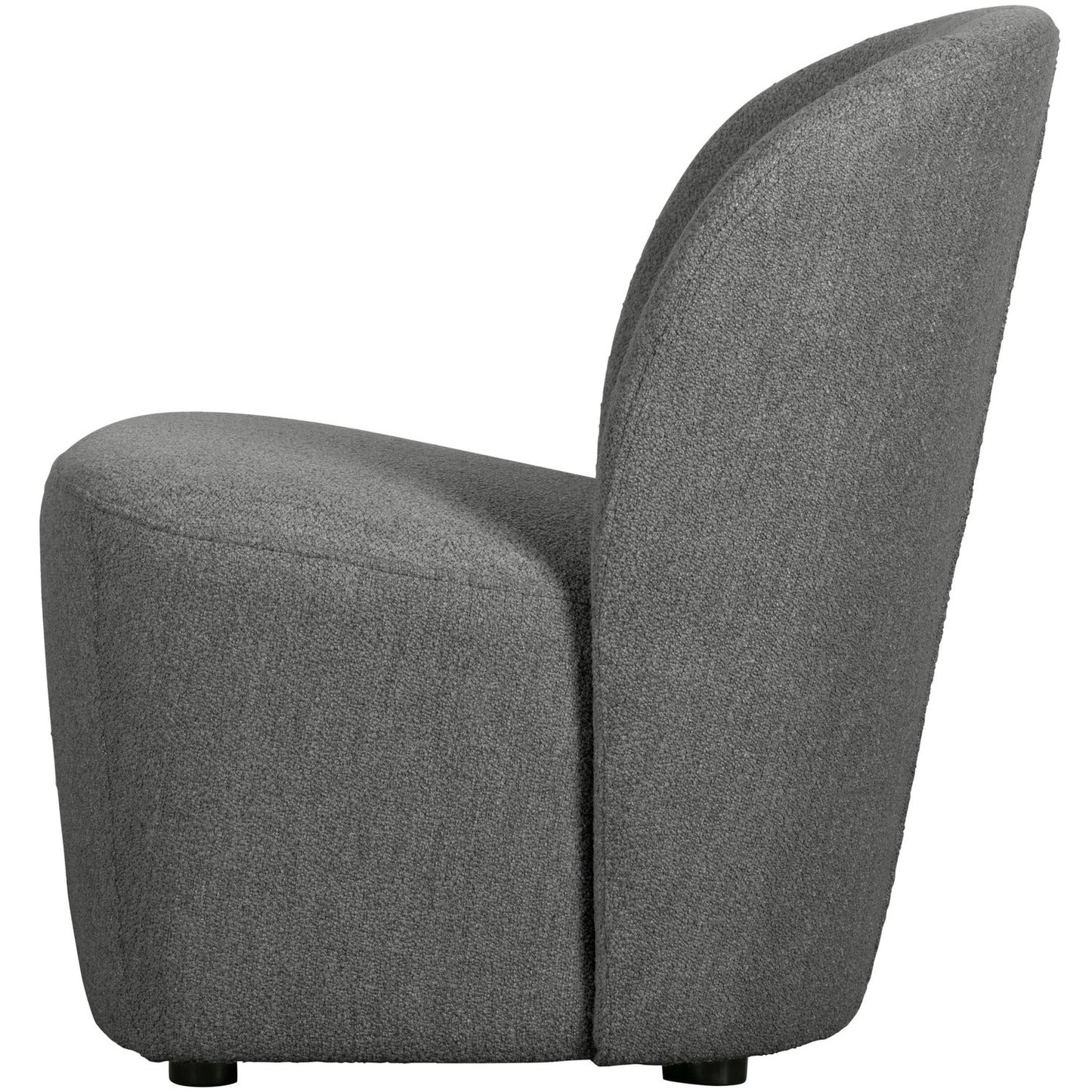 vtwonen Lofty fauteuil bouclé Staalgrijs