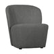 vtwonen Lofty fauteuil bouclé Staalgrijs