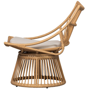 WOOOD Alatina tuinstoel wicker Natural