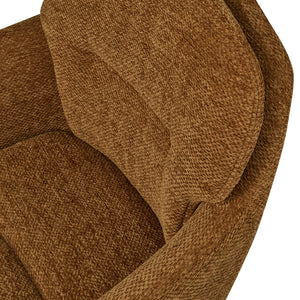 WOOOD Runa eetkamerstoel chenille Caramel