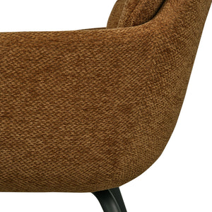 WOOOD Runa eetkamerstoel chenille Caramel