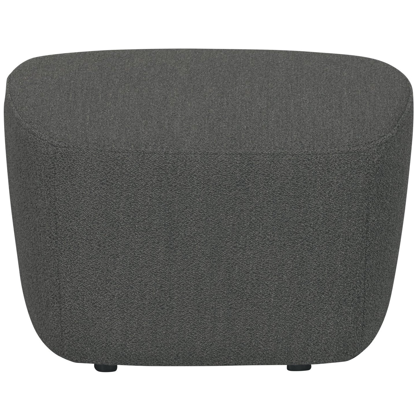vtwonen Lofty hocker bouclé Staalgrijs