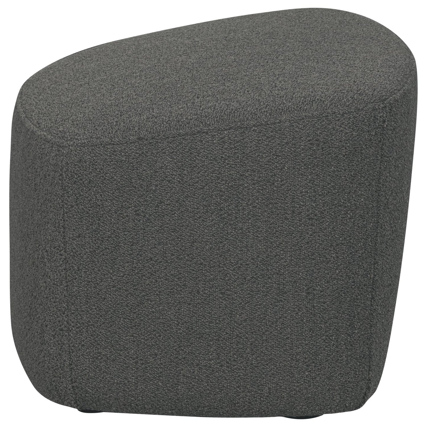 vtwonen Lofty hocker bouclé Staalgrijs
