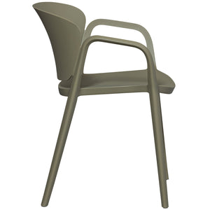 Woood Bent tuinstoel Groen