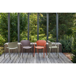 Woood Bent tuinstoel Groen