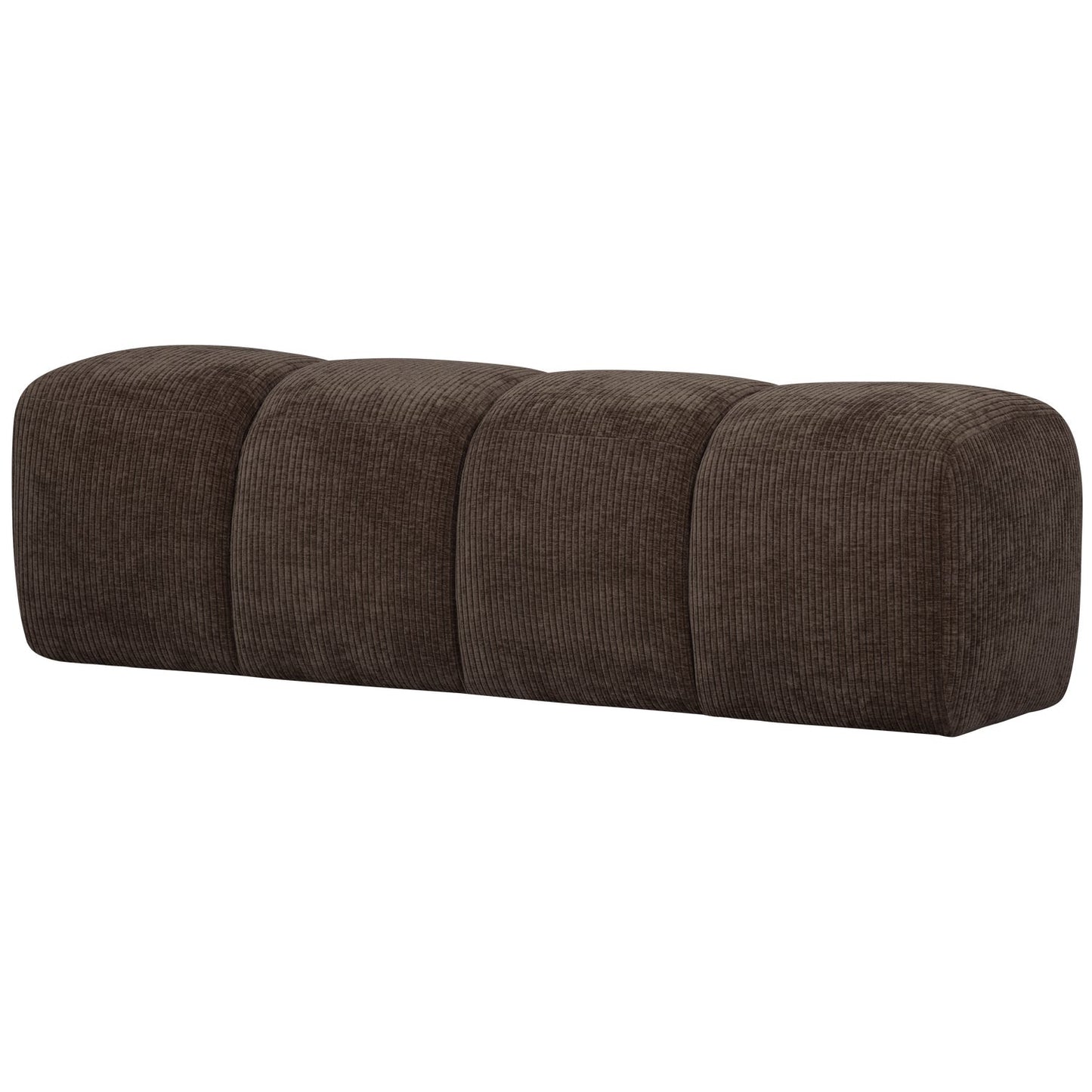 WOOOD Mojo eetkamerbank 164 cm rib Bruin