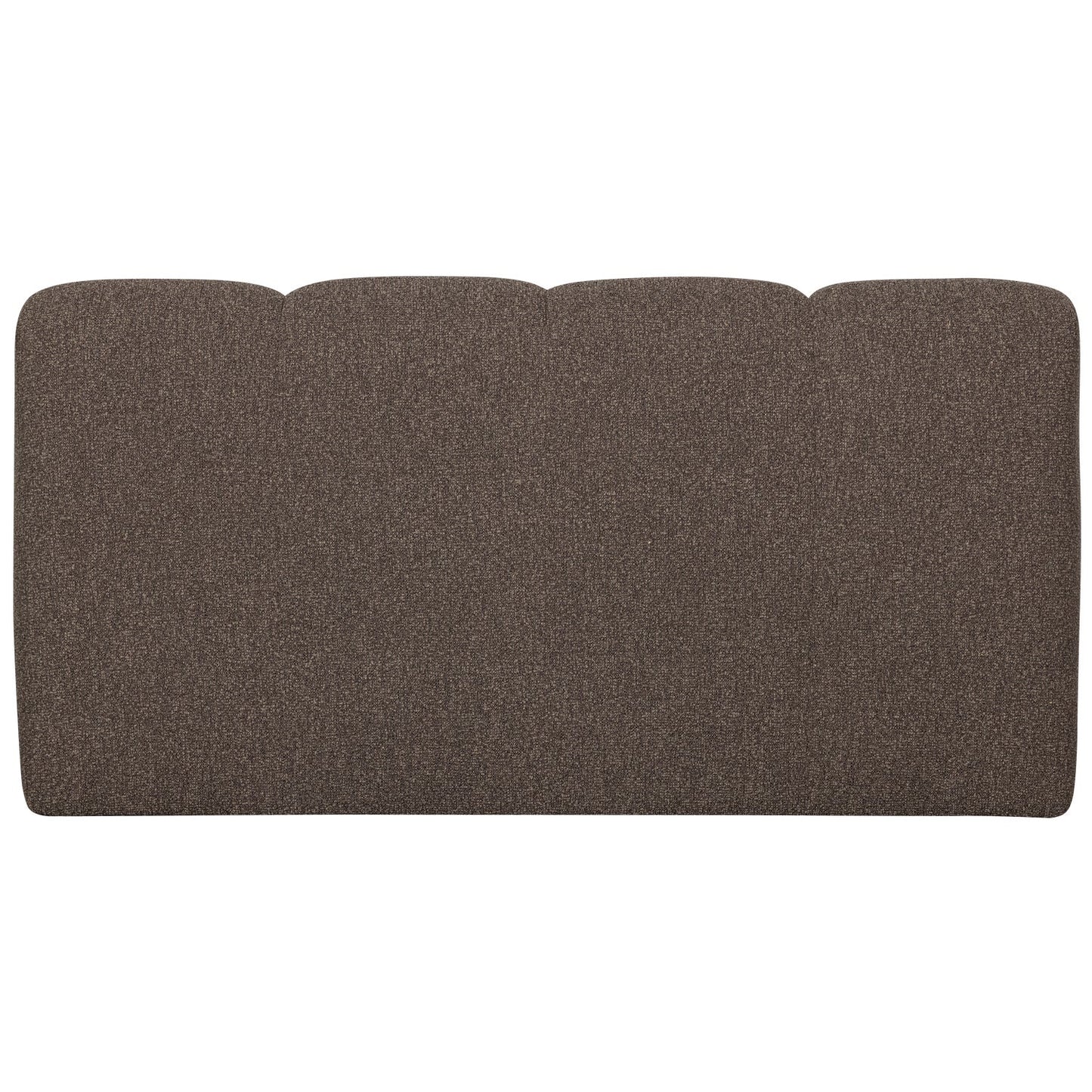 WOOOD Mojo eetkamerbank 164 cm met rugleuning bouclé Bruin Melange