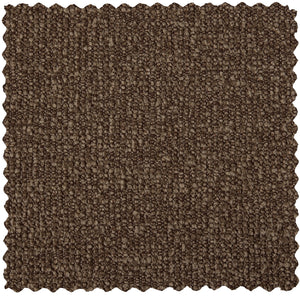 WOOOD Mojo eetkamerbank 164 cm met rugleuning bouclé Bruin Melange