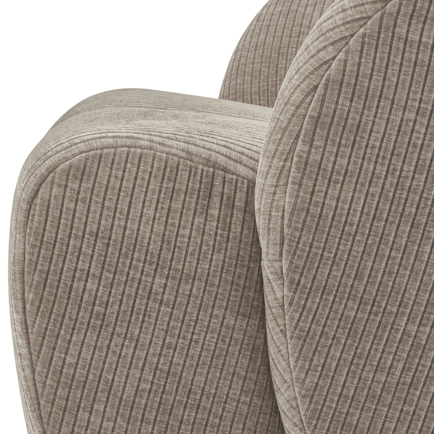 WOOOD Mojo fauteuil rib Donker Zand