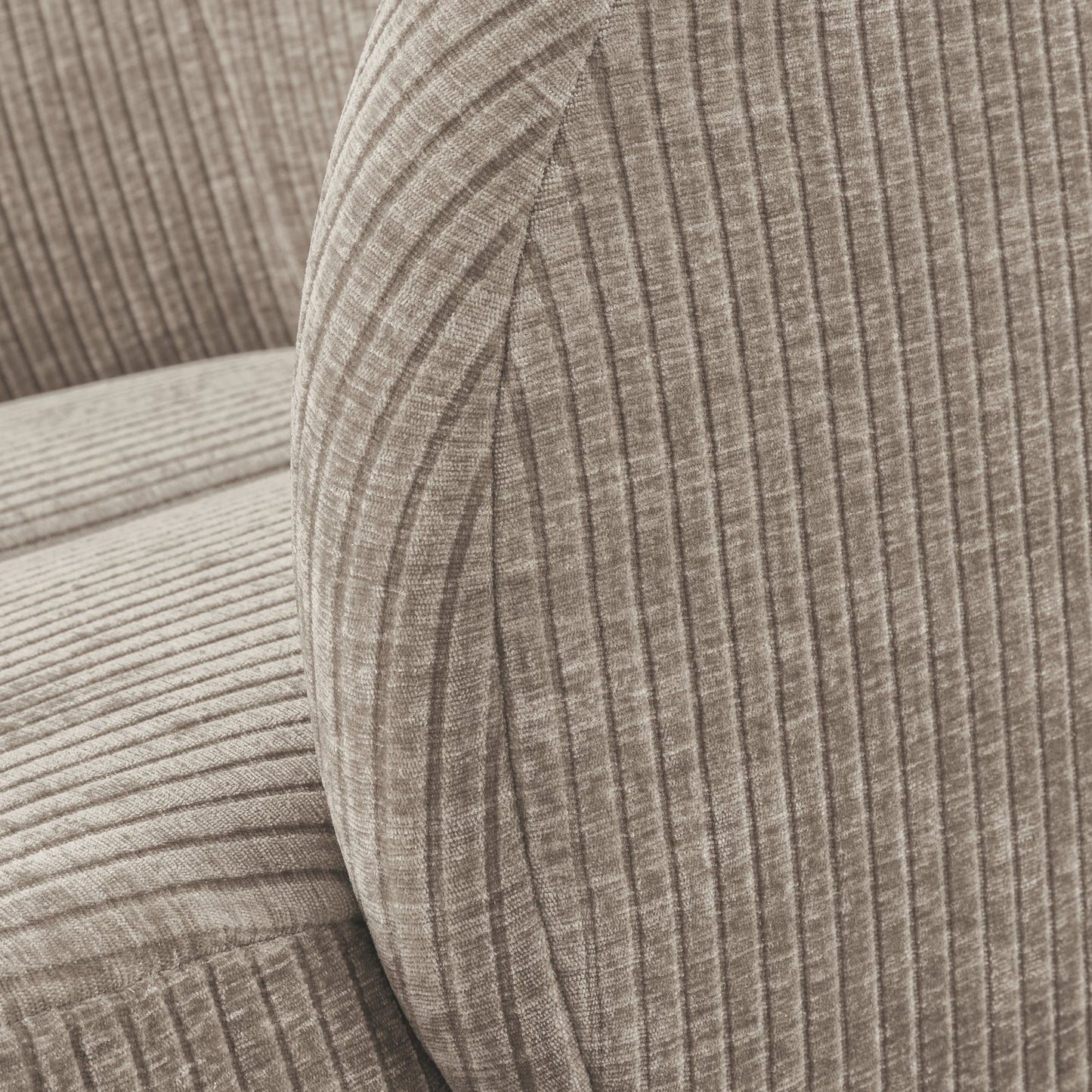 WOOOD Mojo fauteuil rib Donker Zand