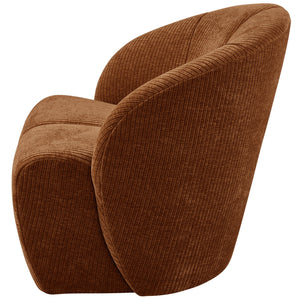 WOOOD Mojo fauteuil rib Roestbruin