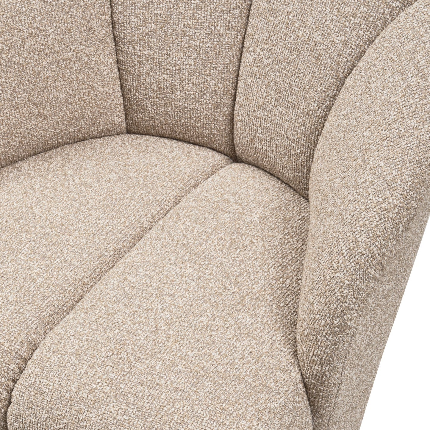 Woood Mojo fauteuil bouclé Beige Melange