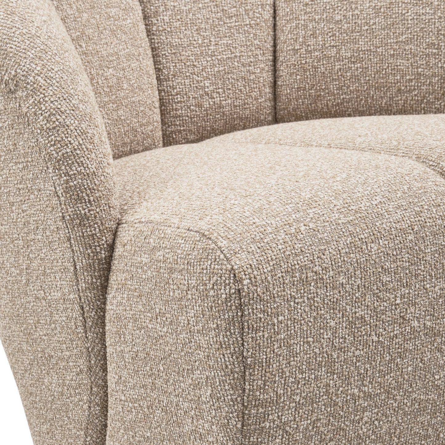 Woood Mojo fauteuil bouclé Beige Melange