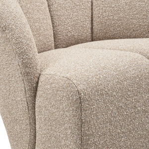 Woood Mojo fauteuil bouclé Beige Melange