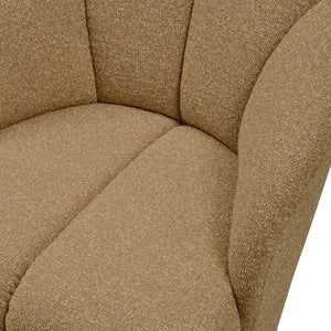 WOOOD Mojo fauteuil bouclé Geel/Bruin melange
