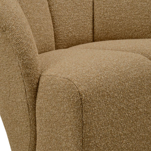 WOOOD Mojo fauteuil bouclé Geel/Bruin melange
