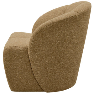 WOOOD Mojo fauteuil bouclé Geel/Bruin melange