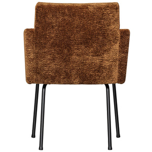 WOOOD Mount armstoel chenille middenbruin
