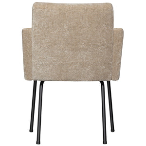 WOOOD Mount armstoel chenille zand