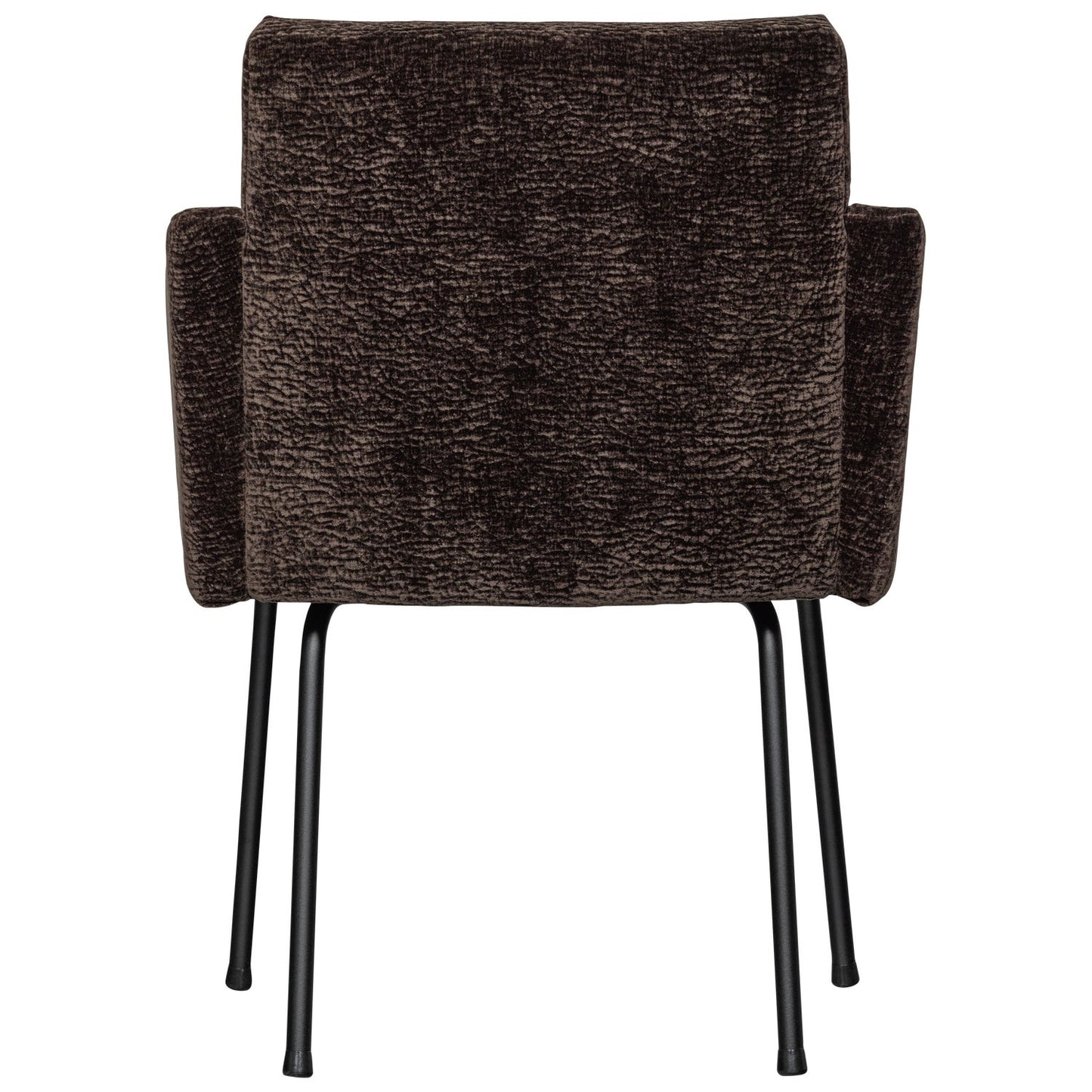 WOOOD Mount armstoel chenille donkerbruin