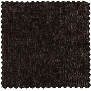 WOOOD Vogue eetkamerstoel chenille donkerbruin chrome