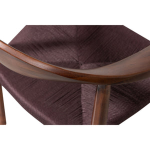 vtwonen Embrace eetkamerstoel Donkerbruin