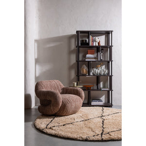 WOOOD Folke fauteuil chenille Oudroze