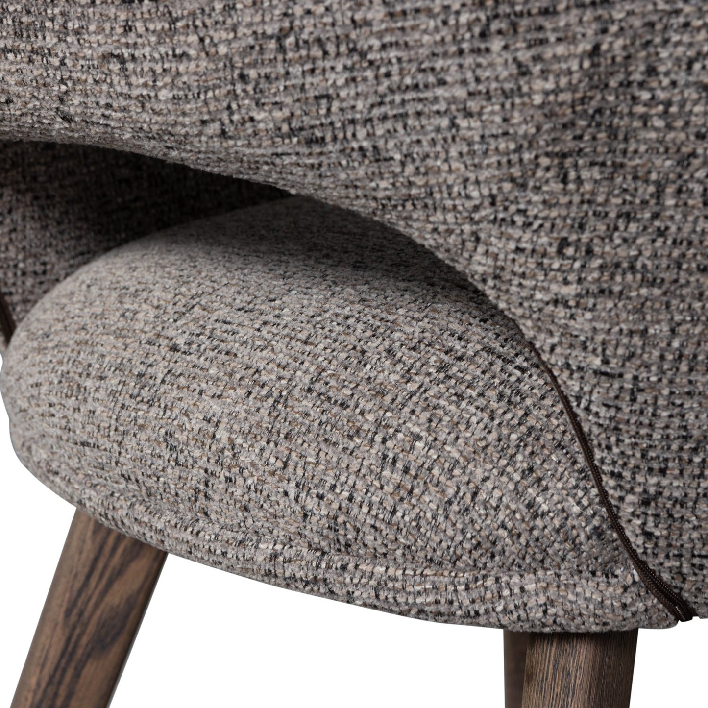 WOOOD Murat eetkamerstoel Mystic Brown taupe hout
