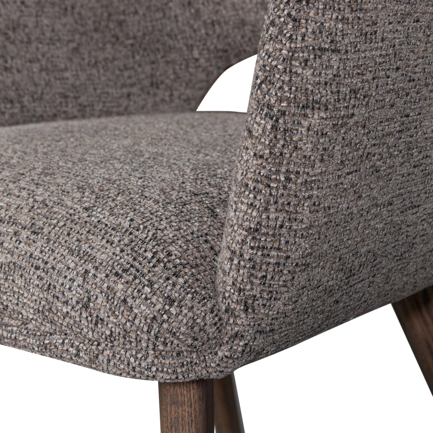WOOOD Murat eetkamerstoel Mystic Brown taupe hout
