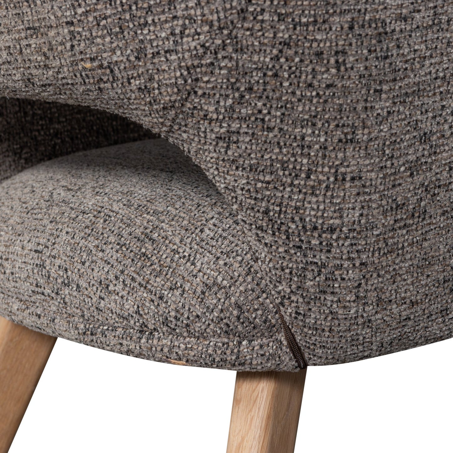 WOOOD Murat eetkamerstoel Naturel taupe hout