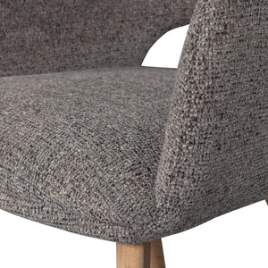 WOOOD Murat eetkamerstoel Naturel taupe hout
