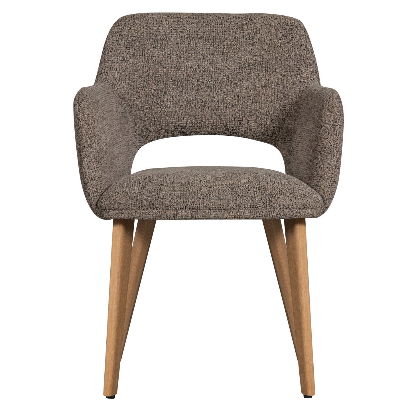 WOOOD Murat eetkamerstoel Naturel taupe hout