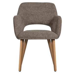 WOOOD Murat eetkamerstoel Naturel taupe hout