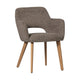 WOOOD Murat eetkamerstoel Naturel taupe hout