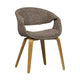 WOOOD Yossi eetkamerstoel Bruin naturel hout