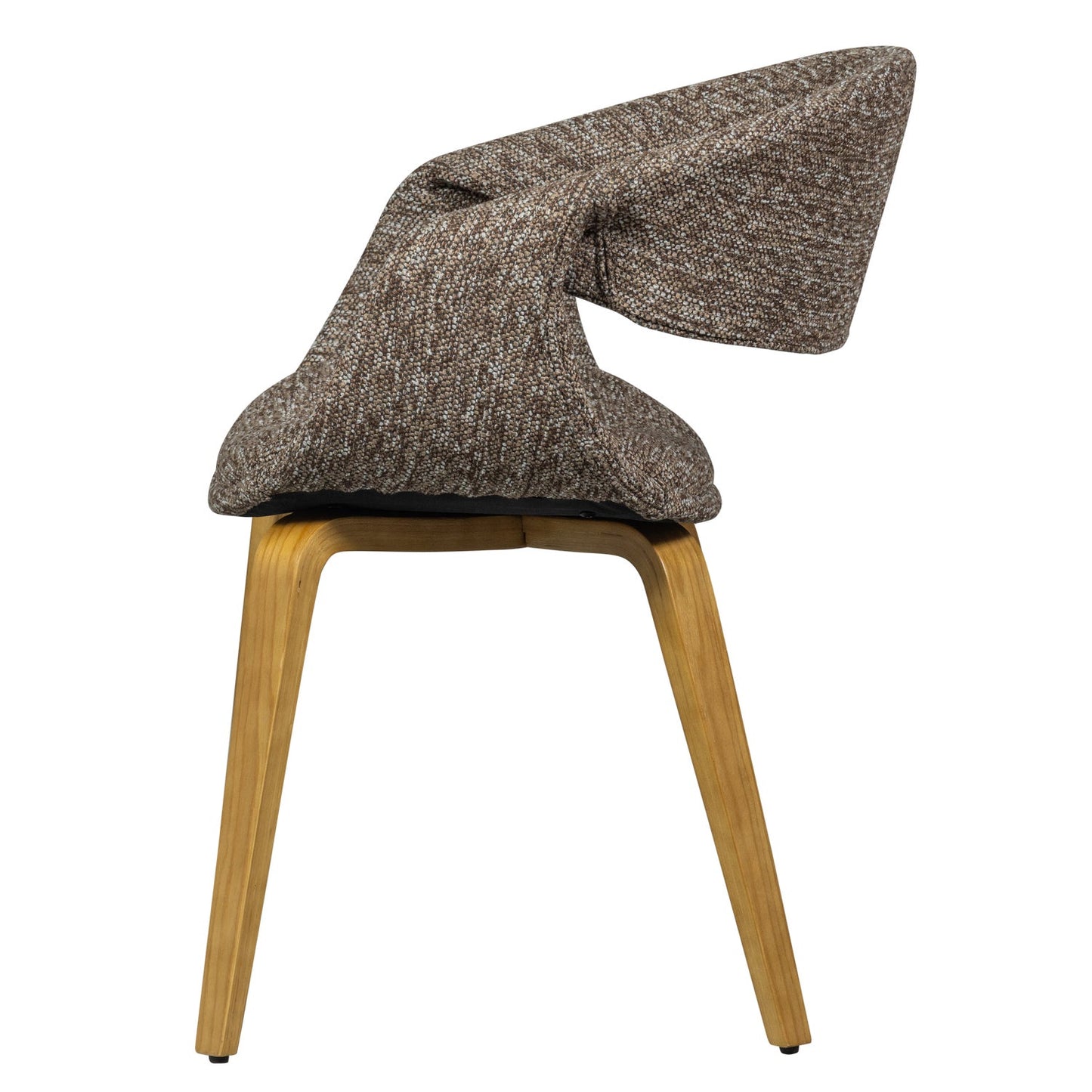WOOOD Yossi eetkamerstoel Bruin naturel hout