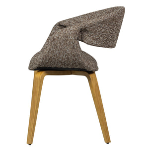 WOOOD Yossi eetkamerstoel Bruin naturel hout